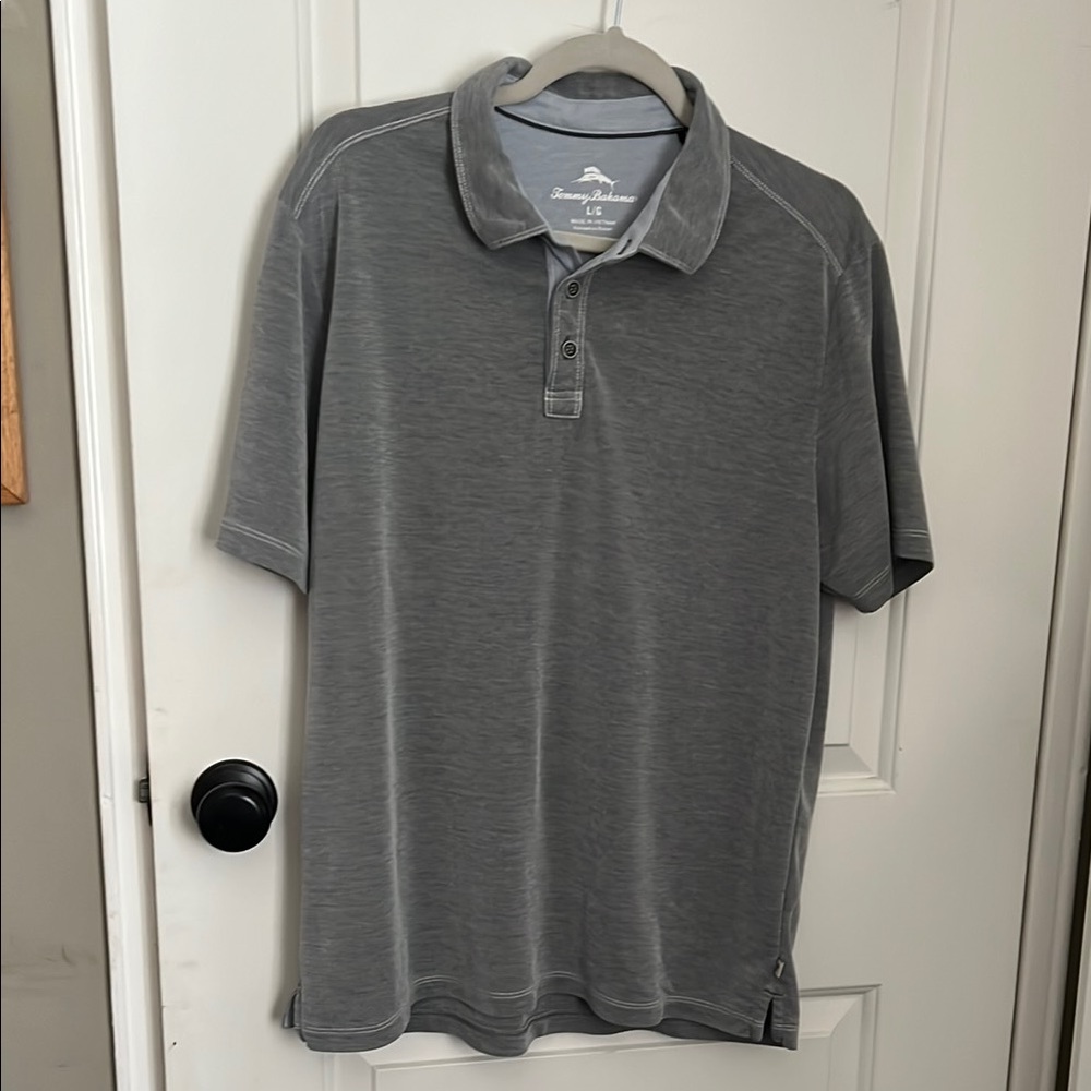 Tommy Bahama Gray Men's Polo Shirt
